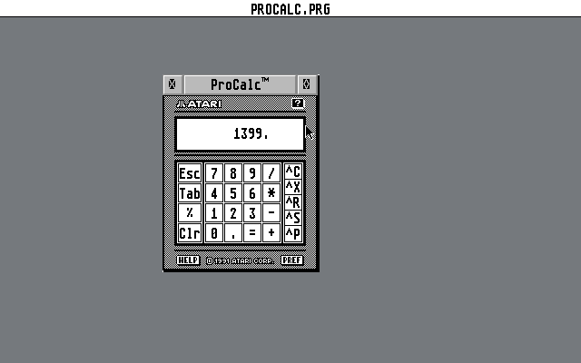 Atari Falcon030 Extra Programs Rev. D atari screenshot